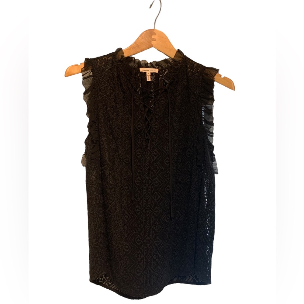 Rebecca Taylor Sleeveless Silk Top
